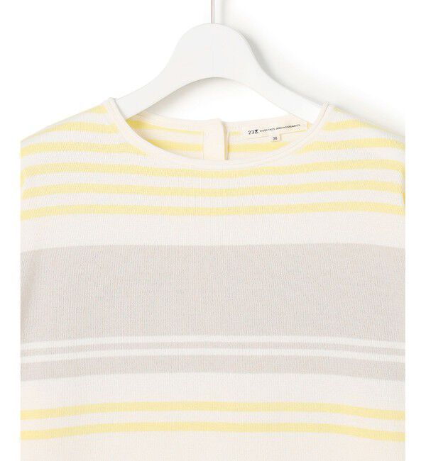 23区「コットンポリエステルストレッチ オーバーサイズ ニット」|ニット・セーター|