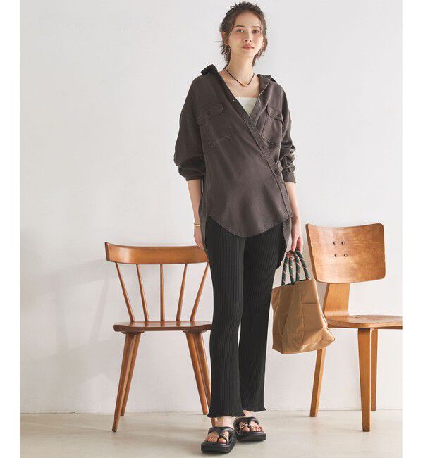 23区「【SLOW/一部店舗限定】ホールガーメント リブニット パンツ」|その他|