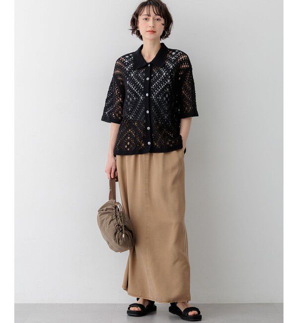 23区「【SLOW/一部店舗限定】ガーメントツイル セミフレア スカート」|スカート|