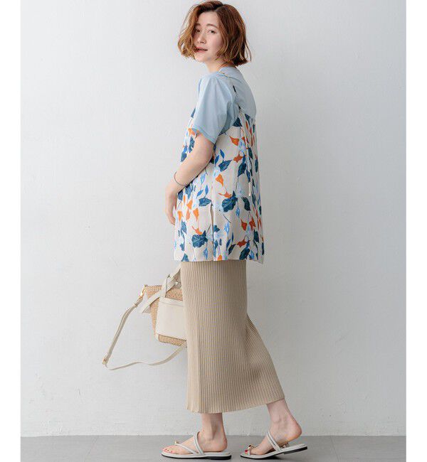 23区「【SLOW/一部店舗限定】ホールガーメント リブニット スカート」|スカート|