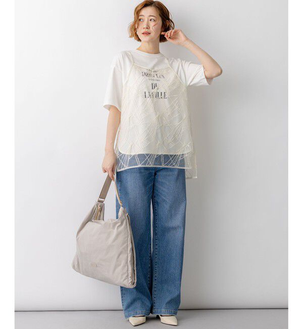 23区「シャツテール ロゴTEE」|Tシャツ・カットソー|