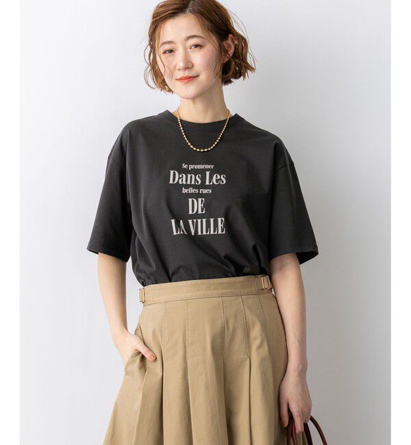 23区「シャツテール ロゴTEE」|Tシャツ・カットソー|ｽﾚｰﾄ&times;ｻﾝ