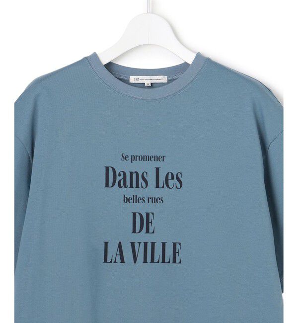 23区「シャツテール ロゴTEE」|Tシャツ・カットソー|