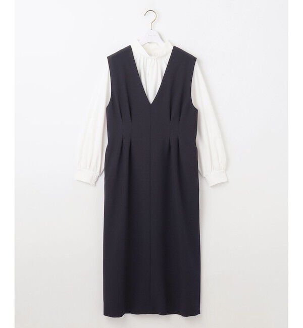 ANY SIS「【優木まおみさんコラボ】秒映えセレモニー ブラウス &times; ジャンパースカート」|ジャンパースカート|