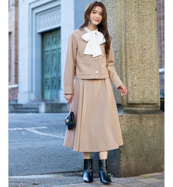 ANY SIS「【優木まおみさんコラボ】秒映えセレモニー ブラウス &times; ジャンパースカート」|ジャンパースカート|