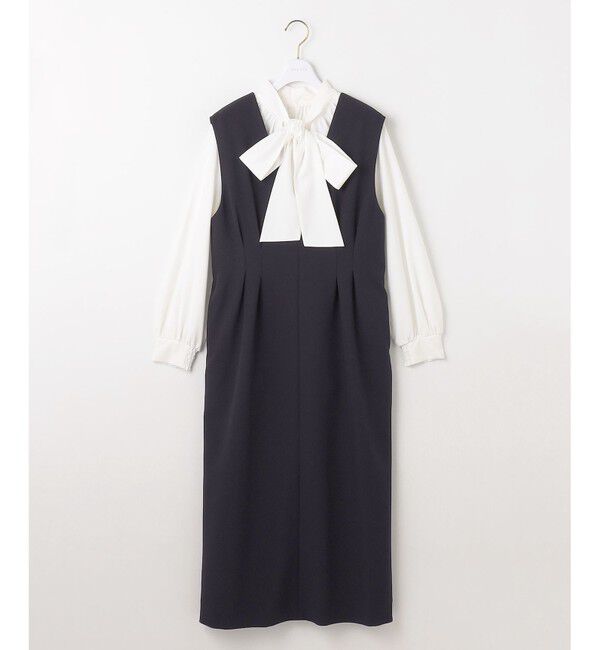 ANY SIS「【優木まおみさんコラボ】秒映えセレモニー ブラウス &times; ジャンパースカート」|ジャンパースカート|