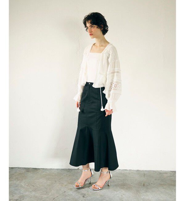 GRACE CONTINENTAL「ミディマーメイドスカート」|スカート|