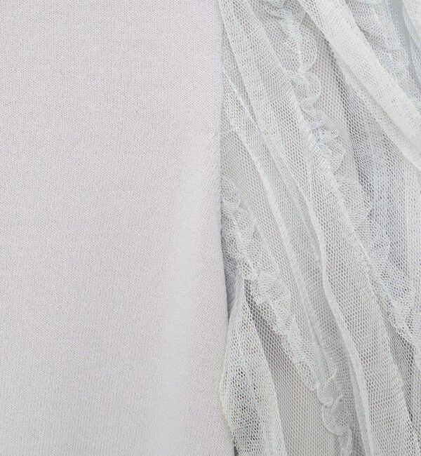 NOLLEY'S sophi「《手洗い可能》袖チュールプルオーバーニット」|ニット・セーター|