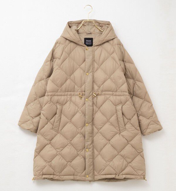 TAION/タイオン】別注ミドル丈Aラインフードダウン（NOLLEY'S