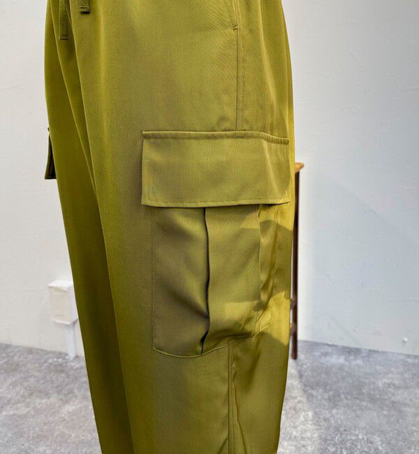 fredy emue「ブライトツイルイージーベイカーパンツ」|カーゴ|