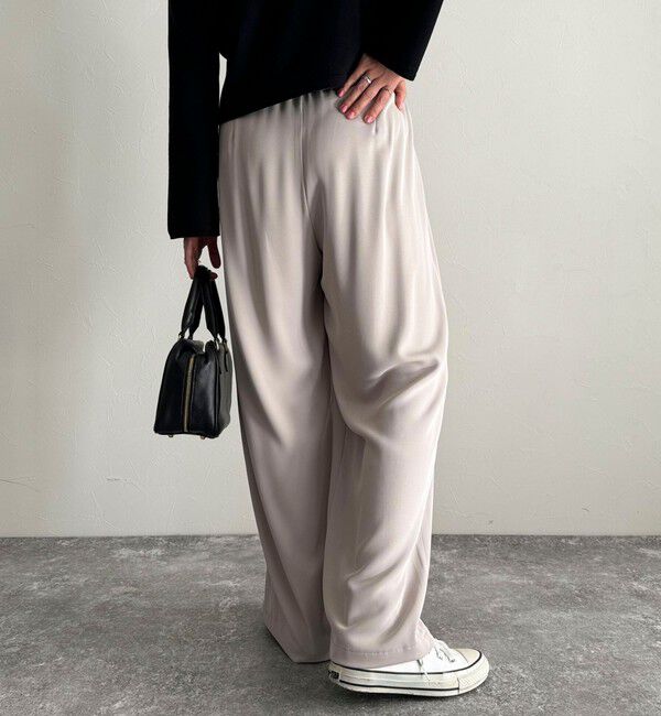 fredy emue「【累計販売数4万本突破！】とろみツイルストレートイージーパンツ」|チノ|