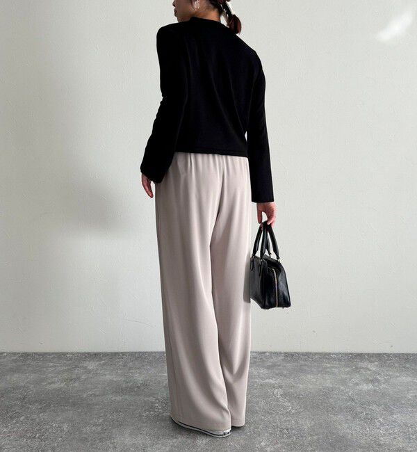 fredy emue「【累計販売数4万本突破！】とろみツイルストレートイージーパンツ」|チノ|