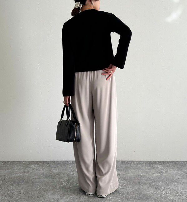 fredy emue「【累計販売数4万本突破！】とろみツイルストレートイージーパンツ」|チノ|