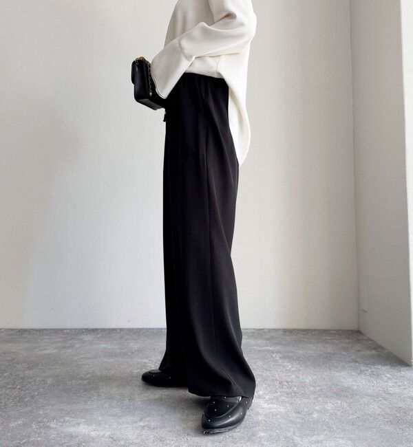 fredy emue「【累計販売数4万本突破！】とろみツイルストレートイージーパンツ」|チノ|