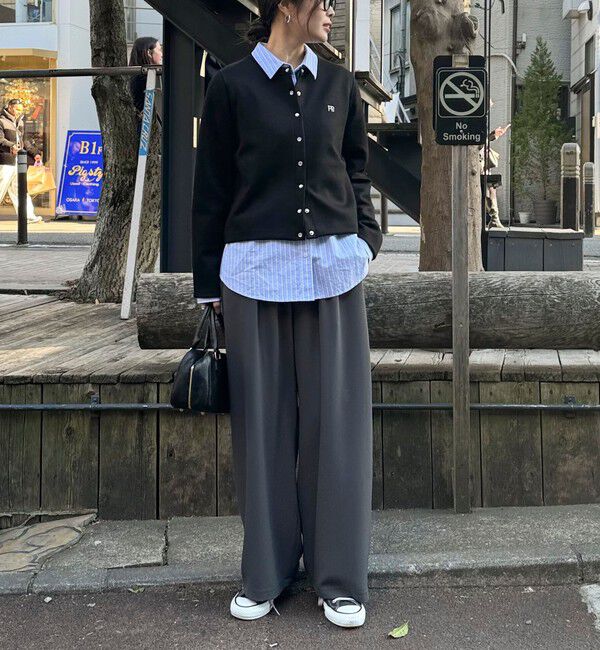 fredy emue「【累計販売数4万本突破！】とろみツイルストレートイージーパンツ」|チノ|