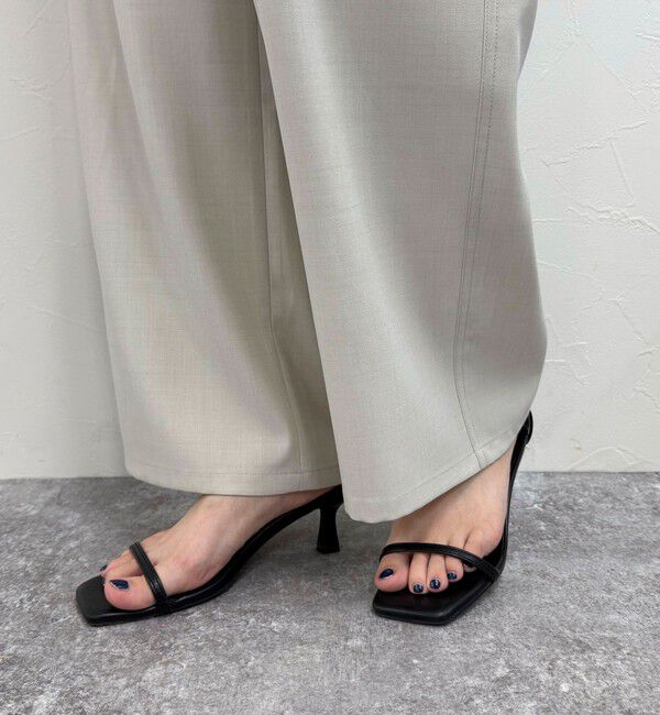 fredy emue「【低身長サイズ34有り】ドライポリイージーセミワイドパンツ」|チノ|