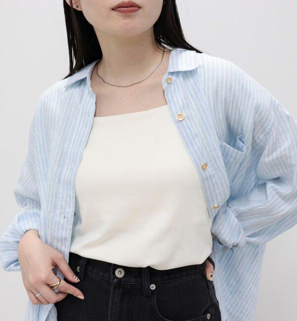 fredy emue「【@sora_522m企画】スクエアネックコンパクトTシャツ」|Tシャツ・カットソー|