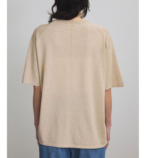 SALON adam et rope'「ハイツイストコットンニットTシャツ」|Tシャツ・カットソー|