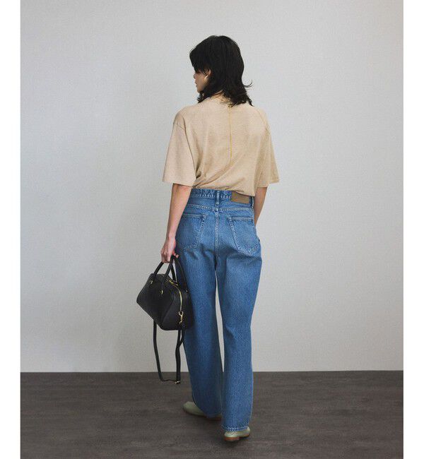 SALON adam et rope'「ハイツイストコットンニットTシャツ」|Tシャツ・カットソー|