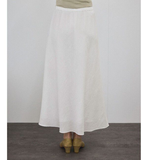 SALON adam et rope'「リネンバイヤススカート［GENTLE LINEN］」|スカート|
