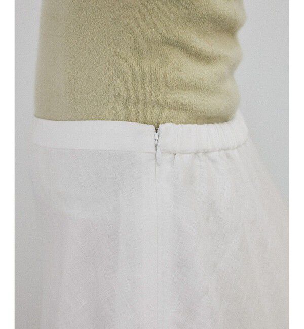 SALON adam et rope'「リネンバイヤススカート［GENTLE LINEN］」|スカート|