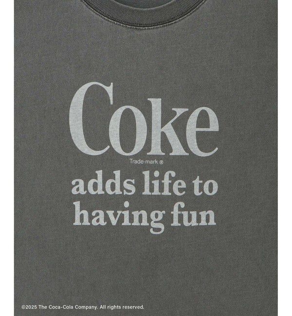 SALON adam et rope'「Coca-Cola ビンテージライクTシャツ」|Tシャツ・カットソー|