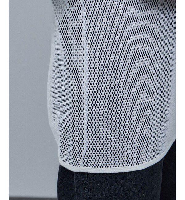 SALON adam et rope'「【IRONING（アイロニング）】mesh long slv」|Tシャツ・カットソー|