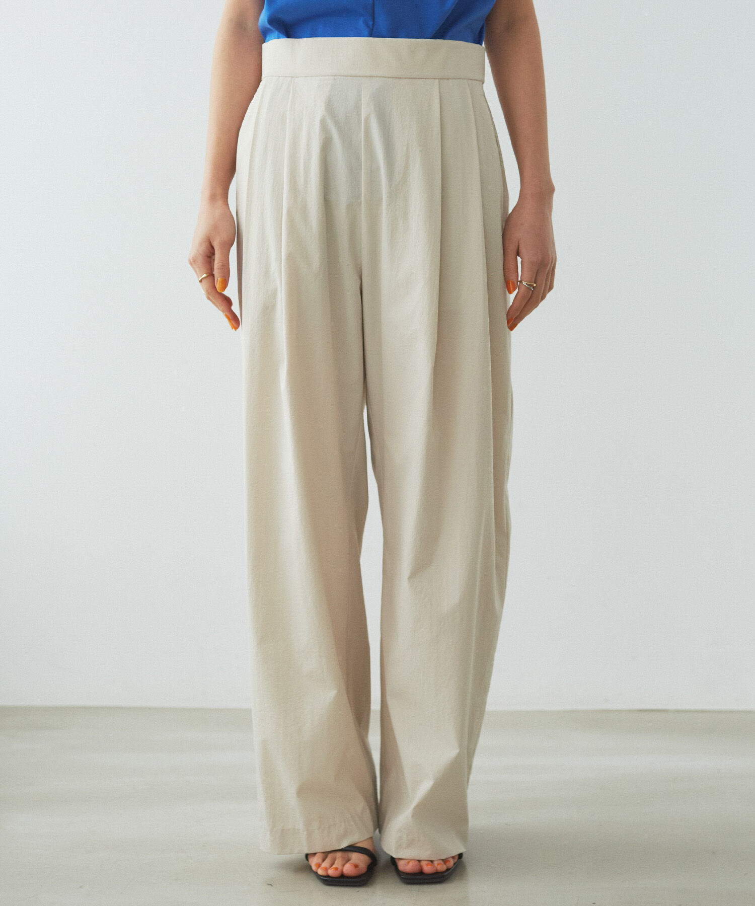 VIS「【洗える】タックギャザーパンツ」|その他|