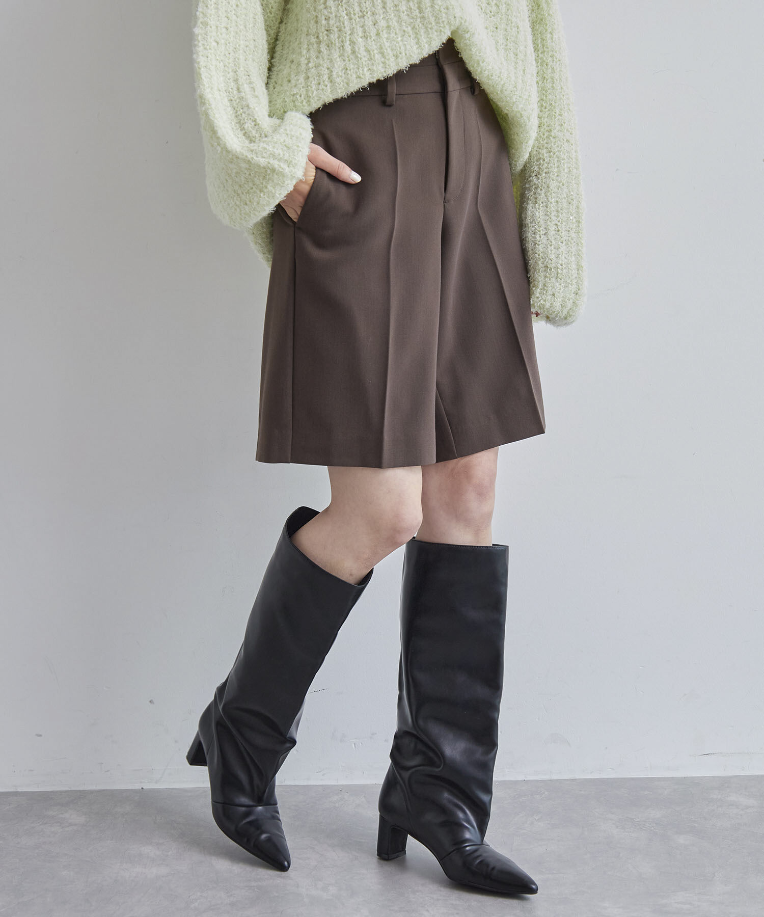 VIS「ダブルウエストバミューダハーフパンツ」|その他|