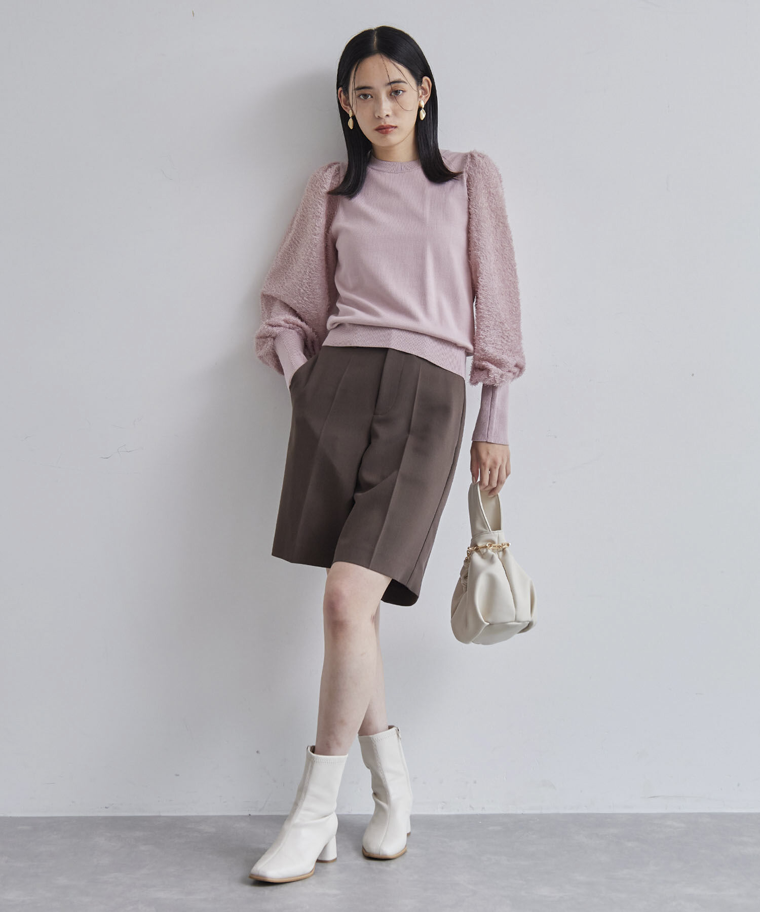 VIS「ダブルウエストバミューダハーフパンツ」|その他|