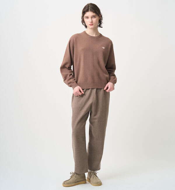 DANTON「DANTON | ウール イージーパンツ WOMEN」|チノ|