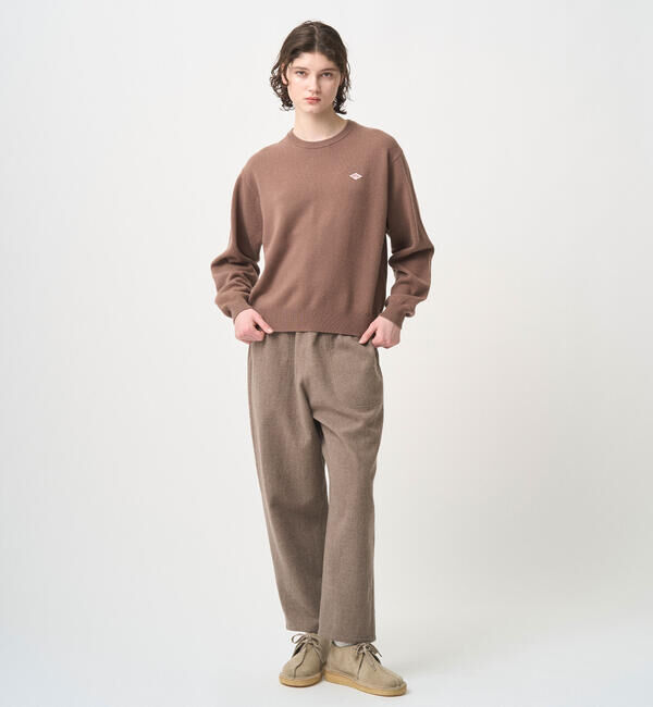 DANTON「DANTON | ウール イージーパンツ WOMEN」|チノ|