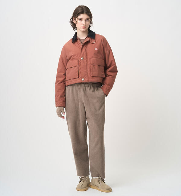 DANTON「DANTON | ウール イージーパンツ WOMEN」|チノ|