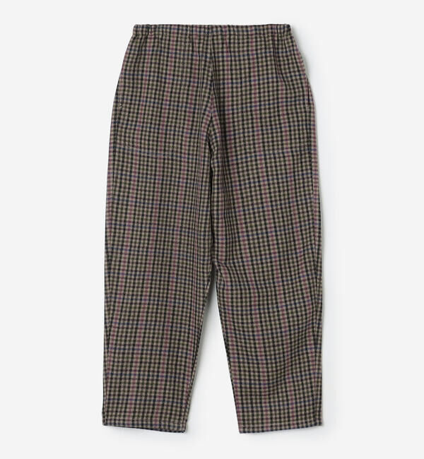 DANTON「DANTON | ウール イージーパンツ WOMEN」|チノ|PURPLE系1