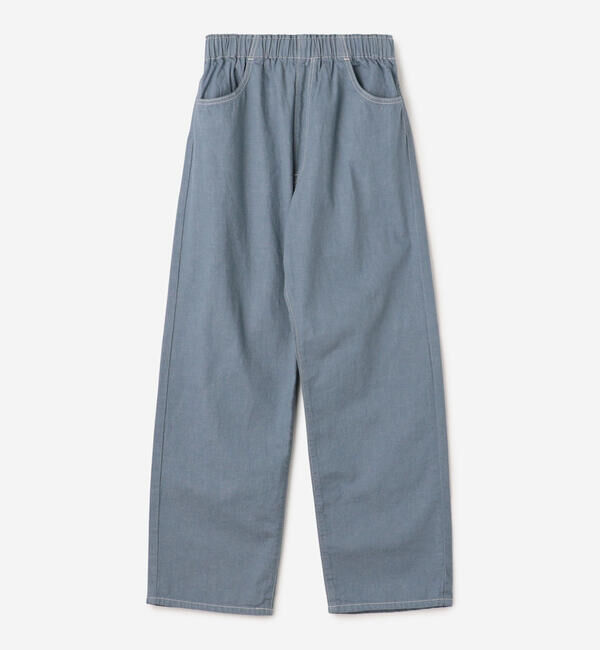 DANTON「DANTON | カラーデニム イージーパンツ WOMEN」|デニム|