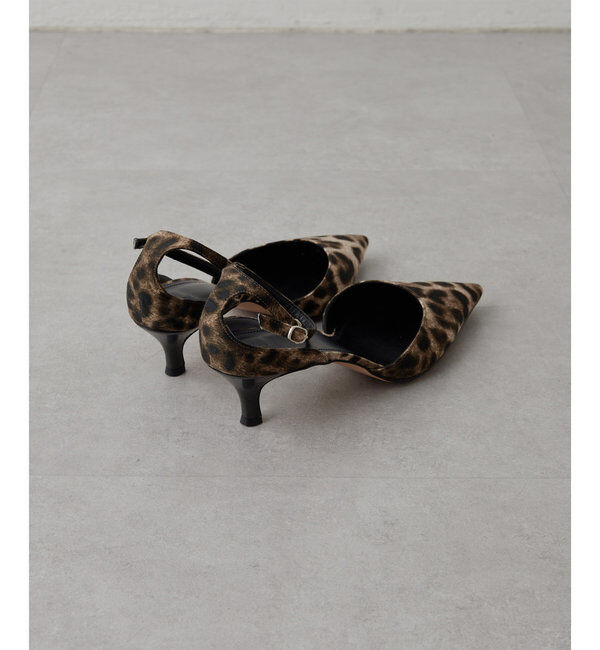 Hoaw.「【Hoaw.】レオパードポインテッドパンプス」|パンプス|