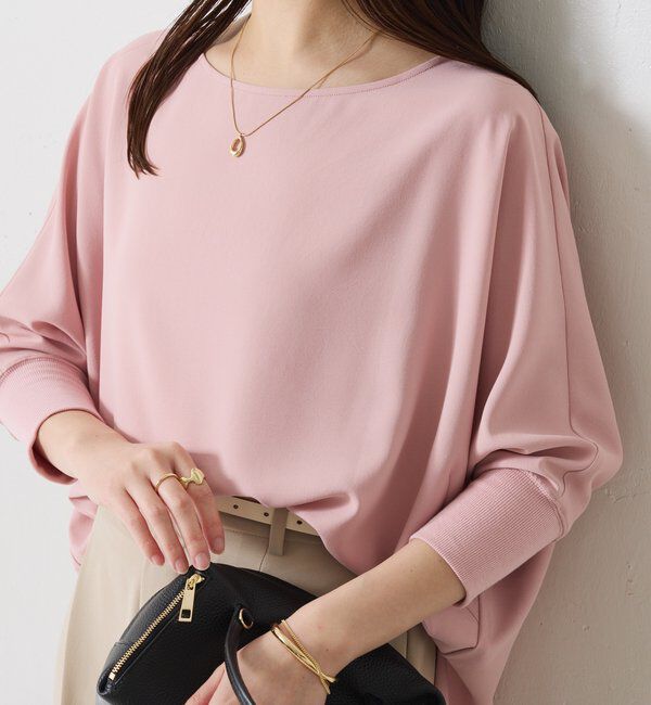  「ジャージ袖リブブラウス」|シャツ・ブラウス|