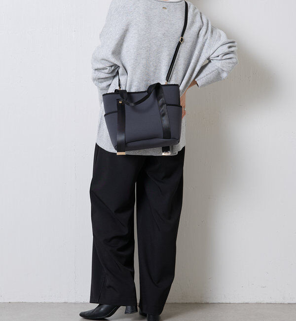  「《新色登場》【PAPILLONNER/パピヨネ】ミニウエットダブルポケットトート」|トートバッグ|