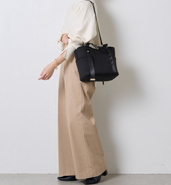  「《新色登場》【PAPILLONNER/パピヨネ】ミニウエットダブルポケットトート」|トートバッグ|