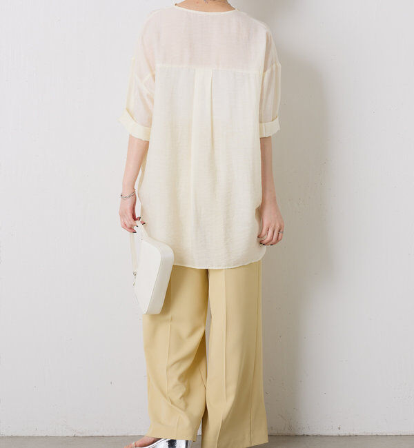  「ジャージワイドパンツ」|チノ|