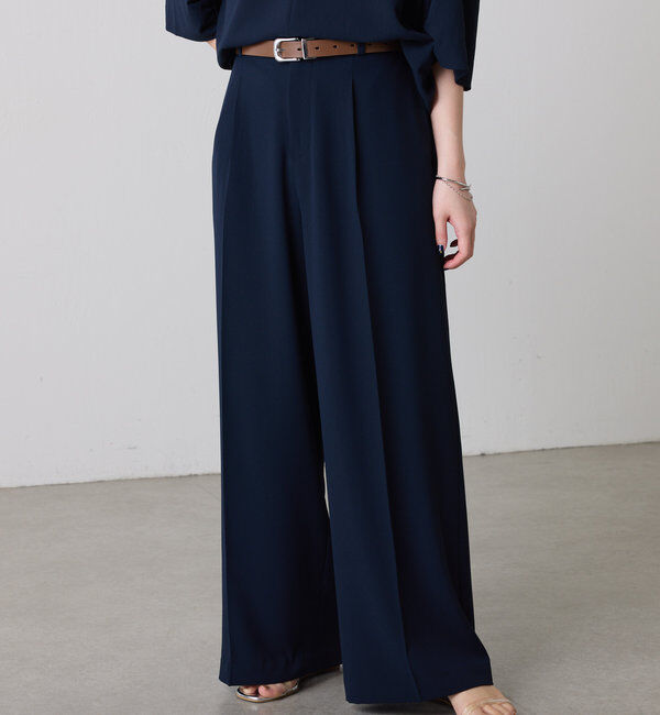  「ジャージワイドパンツ」|チノ|