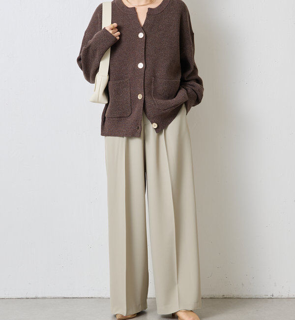  「ジャージワイドパンツ」|チノ|