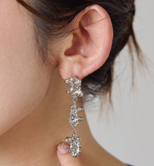  「【PAPILLONNER/パピヨネ】アンイーヴンピアス」|リング|