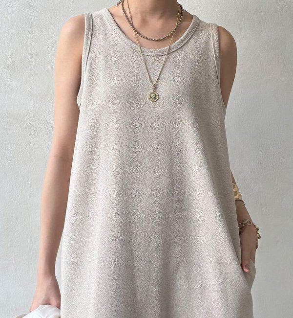  「【全骨格細見え】ブークレーダンボールタンクワンピース」|ワンピース|