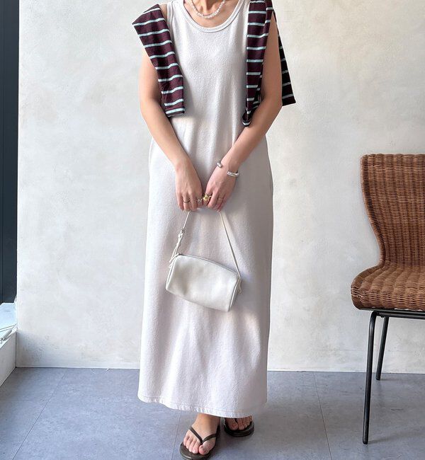  「【全骨格細見え】ブークレーダンボールタンクワンピース」|ワンピース|