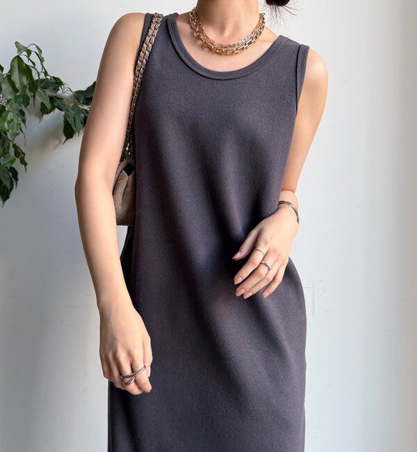  「【全骨格細見え】ブークレーダンボールタンクワンピース」|ワンピース|