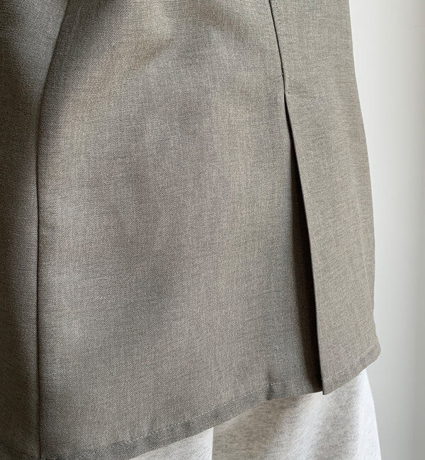  「【ウォッシャブル】シアーダブルジャケット」|テーラードジャケット|