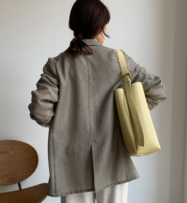  「【ウォッシャブル】シアーダブルジャケット」|テーラードジャケット|