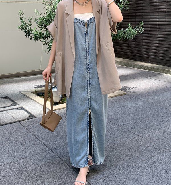  「リヨセルデニムジャンスカ」|ワンピース|