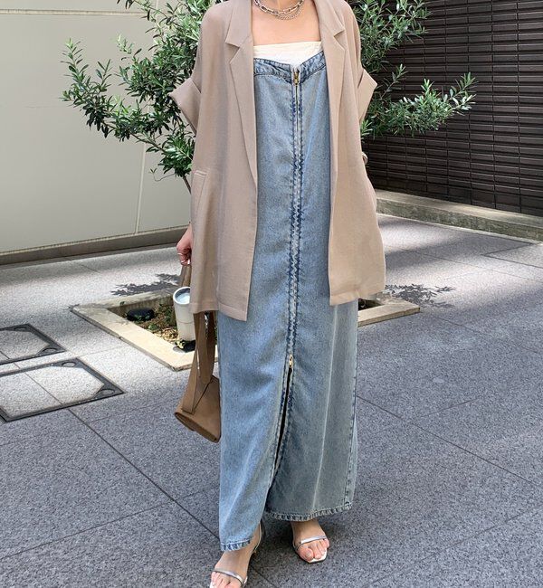  「リヨセルデニムジャンスカ」|ワンピース|